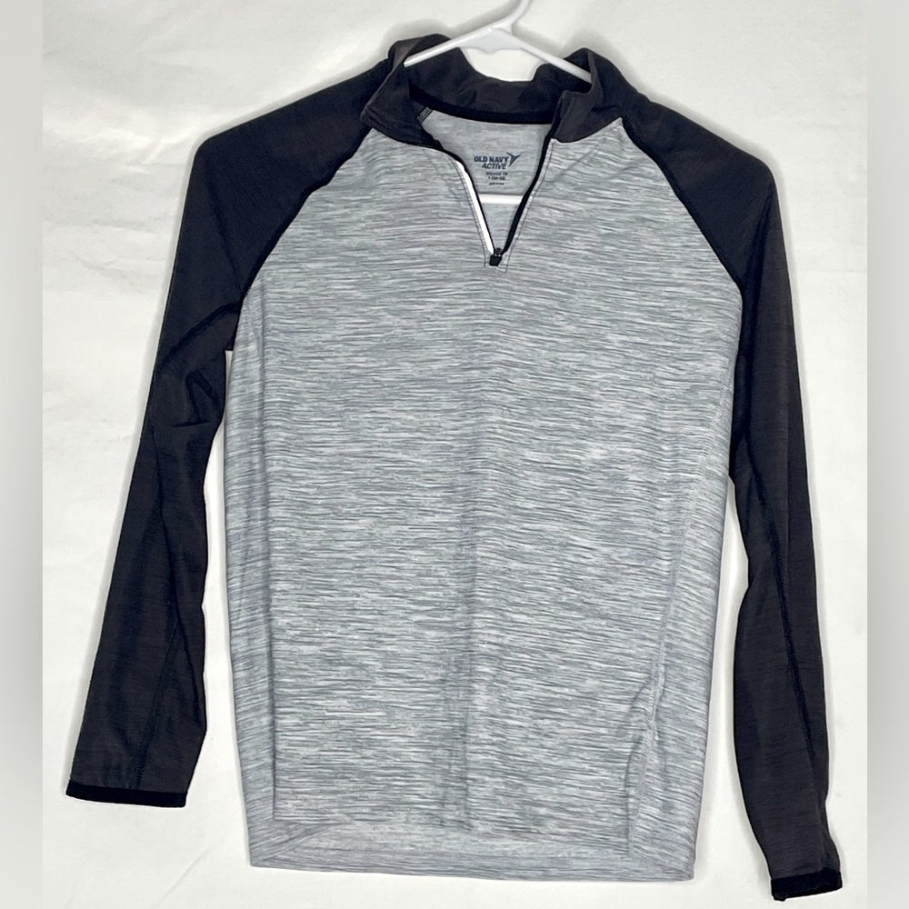 Boys Old Navy Long Sleeve Zipper Athletic Shirt